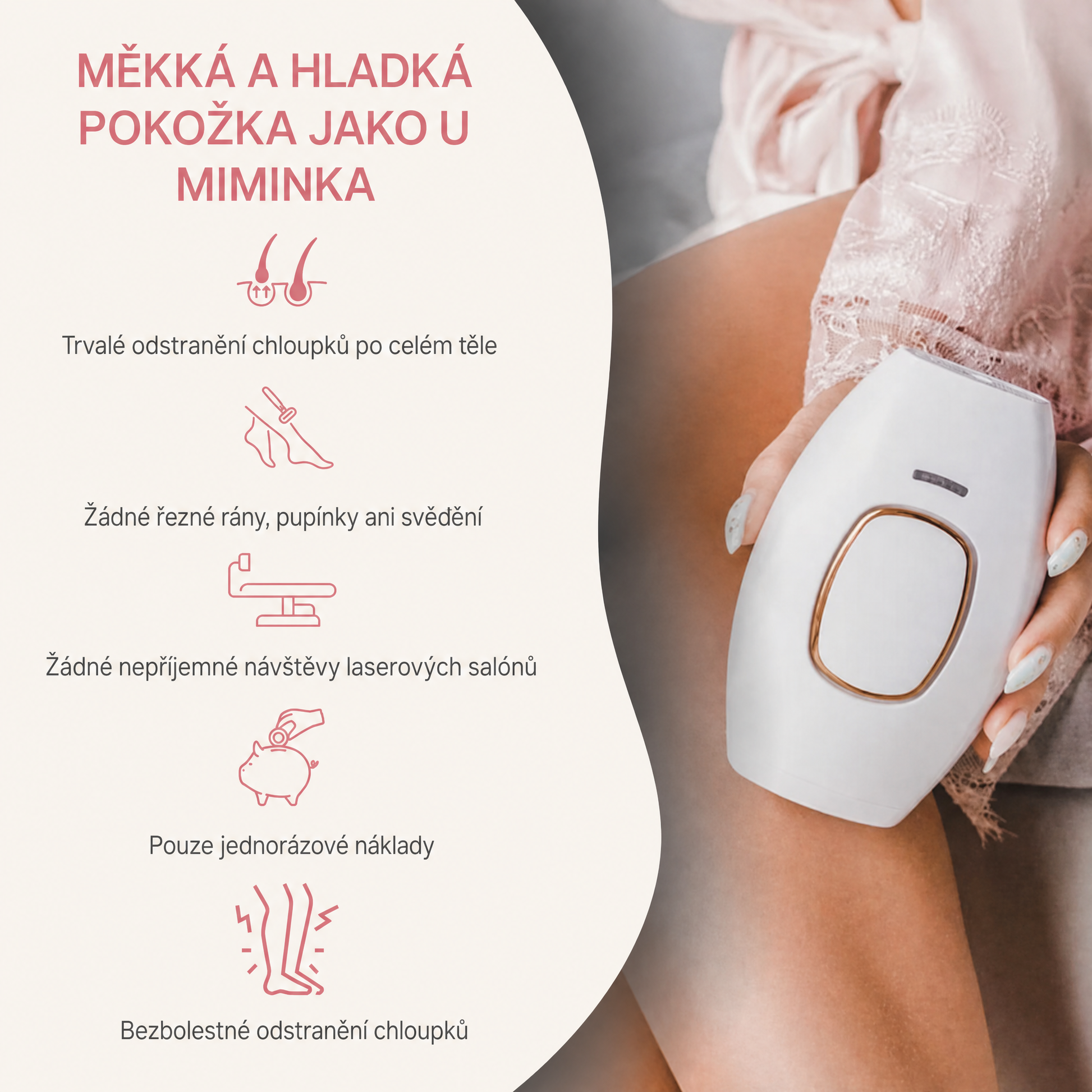 LAELUNA IPL přístroj - obsah balení