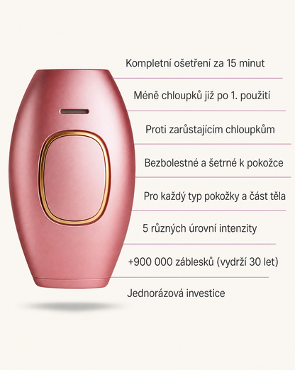 LAELUNA IPL epilátor - senzor pokožky, bezpečné použití
